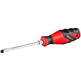 تصویر پیچ گوشتی دوسو رونیکس دسته TPR مدل RH-2735 ا Ronix Slotted Screwdriver RH-2735 Ronix Slotted Screwdriver RH-2735