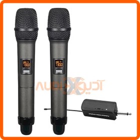 تصویر میکروفن بیسیم 2 کانال فونیکس PHOENIX PH-10000 Microphone Phoenix PH-10000