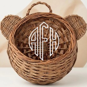 تصویر آویزحصیری تدی(خرسی) 