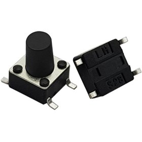 تصویر تک سوئیچ 6x6x9 4PIN SMD 