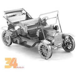 تصویر پازل فلزی سه بعدی ماشین فورد کلاسیک 