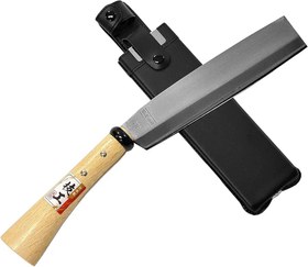 تصویر تبر ناتا کاکوری (تبر ژاپنی) تیغه ۲۱۰ میلیمتر KAKURI Japanese NATA Tool Knife 8.2" Made in Japan, Bushcraft Hatchet Axe with Sheath for Camping, Outdoor, Campfire, Gardening