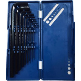 تصویر آچار آلن AZD مجموعه ۹ عددی 