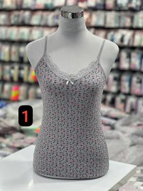 تصویر تاب بند باریک یقه شکوفه برند یلدیز ترکیه TURKEY YILDIZ 