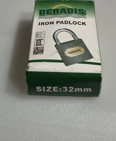 تصویر قفل آویز درودایس مشکی سایز۳۲ 