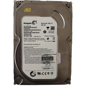 تصویر هارد اورجینال کامپیوتر 250 گیگ Seagate barracuda 7200.12 دست دوم 