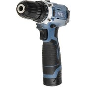 تصویر دریل شارژی ان ای سی مدل 1712 با باتری لیتیوم ۱۲ ولت 