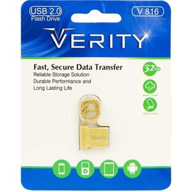 تصویر فلش مموری وریتی مدل V816 ظرفیت ۳۲ گیگابایت USB 2.0 