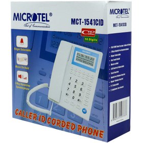 تصویر گوشی تلفن میکروتل مدل MCT-1541CID ا Microtel MCT-1541CID Phone Microtel MCT-1541CID Phone