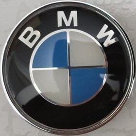 تصویر قالپاق bmw مناسب درپوش وسط چرخ رینگ و لاستیک فابریک ماشین بی ام و قاب تورینگی خودرو لوگو آرم BMW 