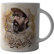 تصویر ماگ چاپلینو طرح شهید دکتر مصطفی چمران – M241 Chaplino Mug, Martyr Dr. Mustafa Chamran Design