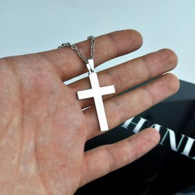 تصویر زنجیر و پلاک صلیب کد ۵۵۸ 