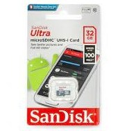 تصویر کارت حافظه microSDHC سن دیسک Ultra کلاس 10 استاندارد UHS-I سرعت 100MBps ظرفیت 32 گیگابایت SanDisk Ultra UHS-I Class 10 100MBps 32GB microSDHC