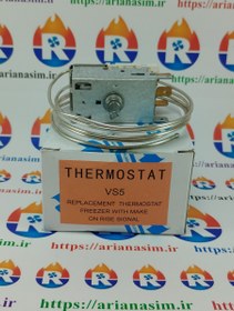 تصویر ترموستات فریزری با چراغ سیگنال رانکو RANCO مدل VS5 K54 P1102 THERMOSTAT VS5 K54 P1102