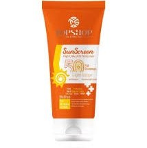 تصویر کرم ضد آفتاب تاپ شاپ spf50 رنگ روشن ، ۵۰ میل 