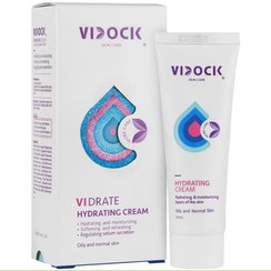 تصویر کرم آبرسان ویدک مدل Vidrate مناسب برای پوست چرب حجم ۵۰ میلی لیتر 