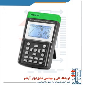 تصویر دیتالاگر 8 کاناله دما مدل prova 800 ساخت کمپانی TES تایوان Portable Color Paperless Recorder PROVA 800