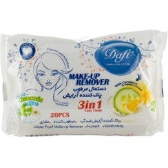 تصویر دستمال مرطوب پاک کننده آرایش 3 در 1 دافی 