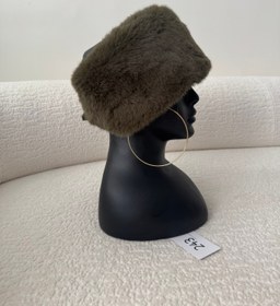 تصویر هدبند روسی خز Olive 