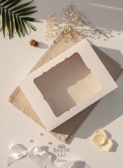 تصویر جعبه ساحل - 24 *24 *4 / سفید 