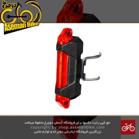 تصویر چراغ عقب دوچرخه شارژی ۹۱۸ 918 rechargeable bicycle rear light