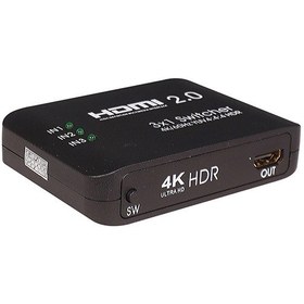 تصویر سوئیچ HDMI سه پورت کی نت پلاس مدل KP-SWHD2003 