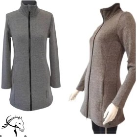 تصویر مانتو سون هیل طوسی سایز xs تا xl ( کد 0029) 