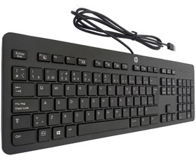 تصویر کیبورد HP مدل KBAR211 HP wired keyboard KBAR211