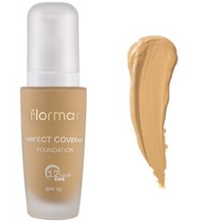 تصویر کرم پودر پرفکت کاوریج فلورمار 104-وانیلی روشن Flormar Perfect Cover Foundation