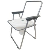 تصویر توالت فرنگی مبله تاشو (قیف ته باز) کابوک کد k301 - رنگ:سفید 