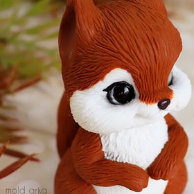 تصویر قالب سیلیکونی سنجاب روسی 