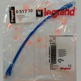 تصویر پچ کورد Cat6 UTP لگراند ایرانی 30 سانتیمتری Legrand Cat6 UTP 30cm Patch Cord