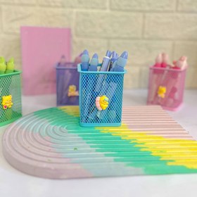 تصویر جاقلمی فلزی مربع 