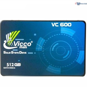 تصویر اس اس دی اینترنال ویکومن مدل VC600 ظرفیت 512 گیگابایت Vicco man VC 600 Internal SSD 512 GB