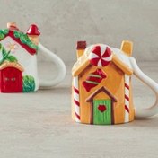 تصویر ماگ کریسمسی english home مدل flowery home 200 ml 