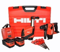 تصویر دریل سه کاره آلمانی HILTI TE-6c با مخزن جمع کننده خاک 