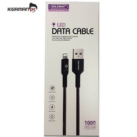 تصویر کابل تبدیل USB به MicroUSB کلومن مدل KD-54 طول 1 متر Koluman KD-54 USB To MicroUSB Cable 1M