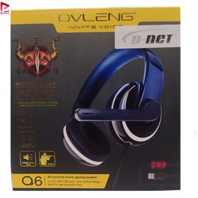 تصویر هدست گیمینگ اولنگ Q6 ا OVLENG Q6 Wired Gaming Headset OVLENG Q6 Wired Gaming Headset