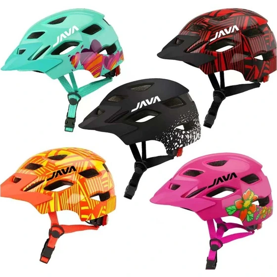 خرید و قیمت کلاه چراغ دار بچه گانه دوچرخه سواری جاوا JAVA HELMET KIDS | ترب