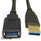 تصویر کابل نیم متری افزایش طول usb 3.0 بافو | کابل اکستندر 50CM BAFO USB3 USB3 AM/AF 0.5M BAFO