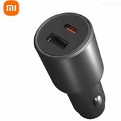 تصویر شارژر فندکی فست شارژ شیائومی Xiaomi Car Charger Fast Charging 1A1C MDY-16-EQ توان 43 وات 