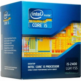 تصویر پردازنده مرکزی اینتل مدل Core i5-2400 (استوک) ا Intel Sandy Bridge core i5-2400 CPU Intel Sandy Bridge core i5-2400 CPU