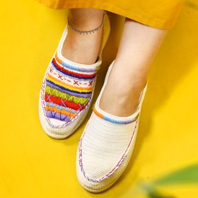 تصویر گیوه زنانه گلدوزی کد717 