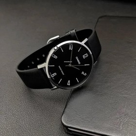 تصویر ساعت آنالوگ مردانه مدل MTP-VT01L-1B2UDF برند casio Men's Analog Wrist Watch MTP-VT01L-1B2UDF