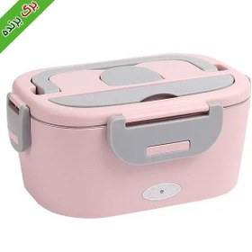 تصویر ظرف غذا برقی به همراه کابل برق 220 ولت و فندکی ظرفیت 1500 میلی لیتر LUNCH BOX ELECTRIC 1500ML