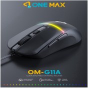 تصویر ماوس گیمینگ وان مکس مدل One Max OM-G11A 