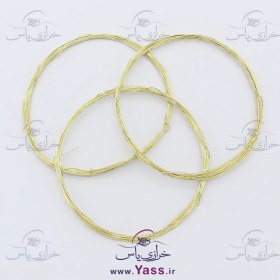 تصویر سیم گلسازی طلایی 