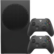 تصویر کنسول بازی مایکروسافت XBOX SERIES S Carbon Black | حافظه 1 ترابایت همراه با دسته اضافه XBOX SERIES S Carbon Black 1TB + 1 Extra controller