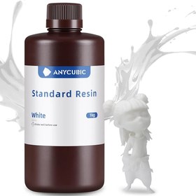 تصویر رزین پرینتر سه‌بعدی ANYCUBIC standard resin - مشکی Anycubic standard resin uv