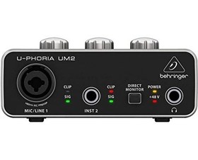 تصویر کارت صدا Behringer U-Phoria Podcasting Bundle - ارسال 20 روز کاری 